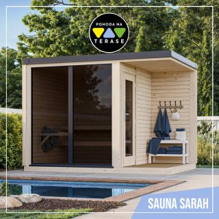 🩵 Všechno, co potřebujete, na ploše 3,2×2,2 m 🍀 Pořádné wellness 🛖 nemusí být obrovské. Sauna Sarah má moderní design a...